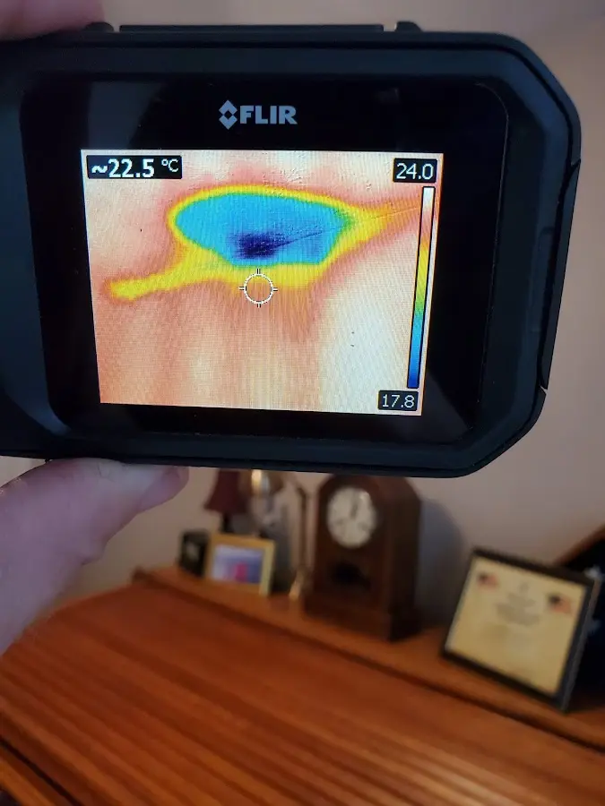 Thermal imaging inspection for water damage in Bangor