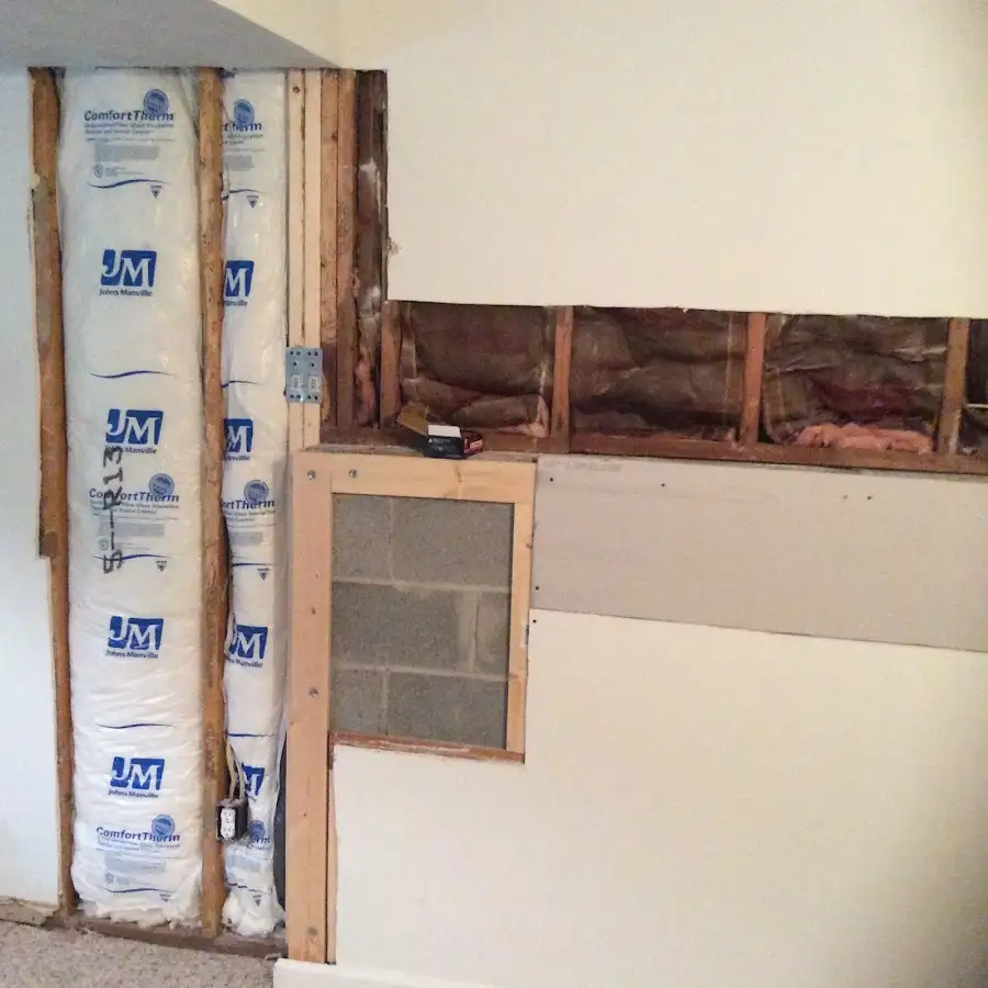 Wall insulation replacement during Odor Removal & Deodorization in Bangor